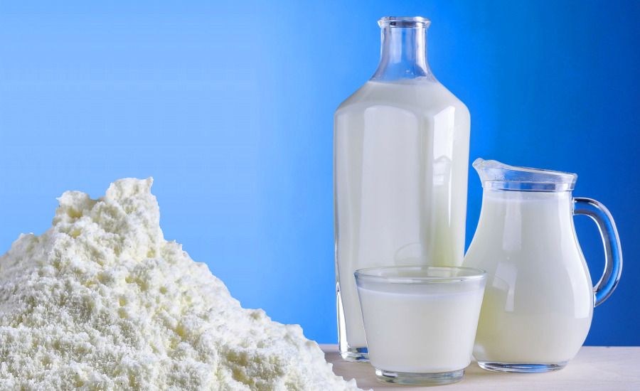 La leche en polvo es un alimento con muchas proteínas